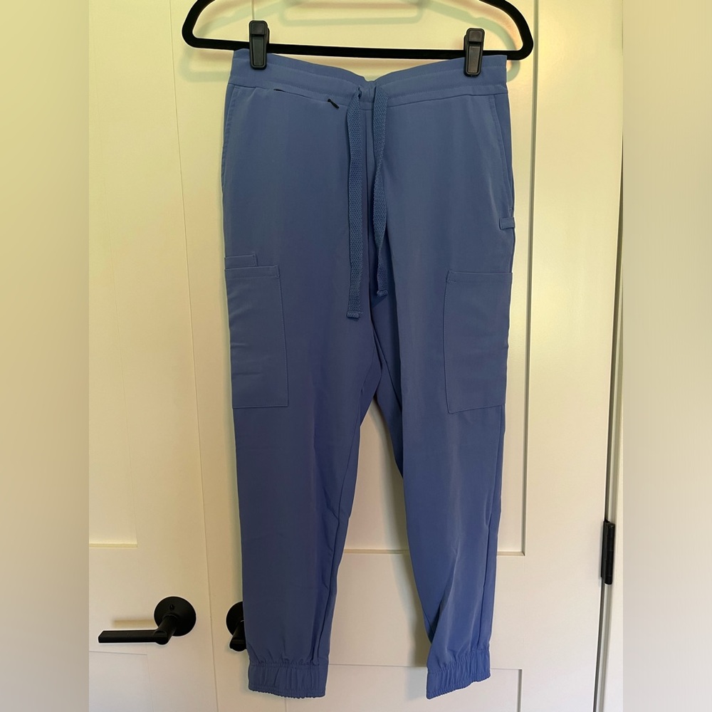 Brand New Medline ave Women's Jogger-Style Scrub Pants Ceil Blue Size XS